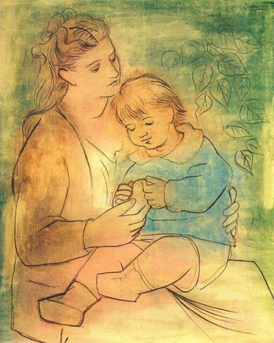 П. Пикассо. Мать и дитя. 1922 год Пикассо. Мать и дитя. 1922 год